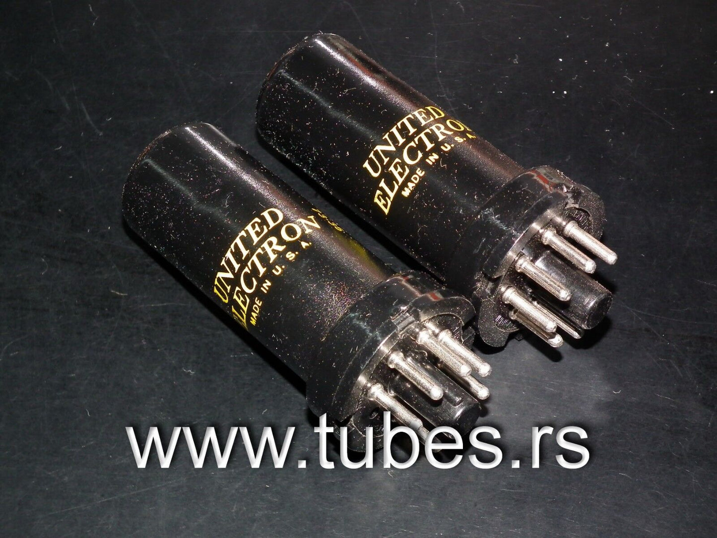 6F6 United NOS Platinum Matched Pair Made in USA Fender Ampeg Messa Gibson