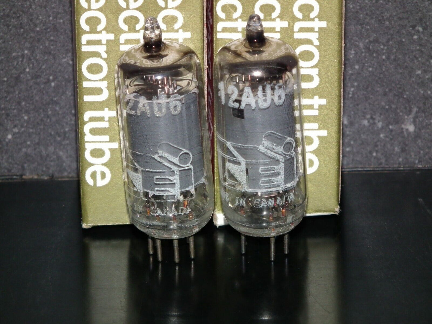 12AU6 CEI Canada NOS NIB Matched Pair HF94