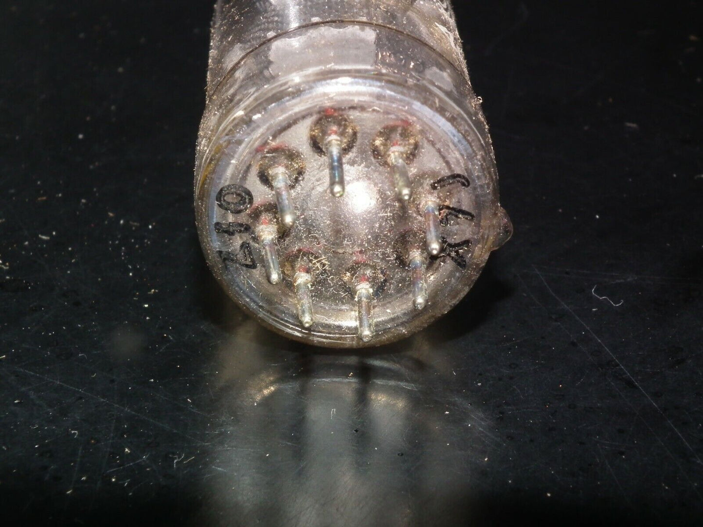 EF40 Valvo NOS NIB, mesh plate, RARE code on a stem, D getter