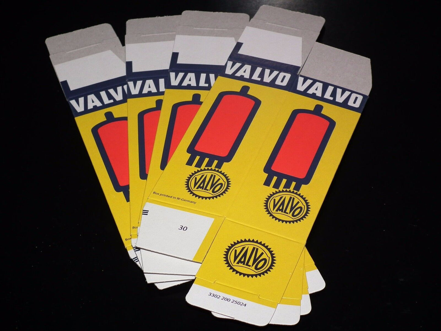 20 pcs Valvo Tube Boxes for Octal and Magnoval tubes EL34 GZ34 6CA7 6SN7 5AR4