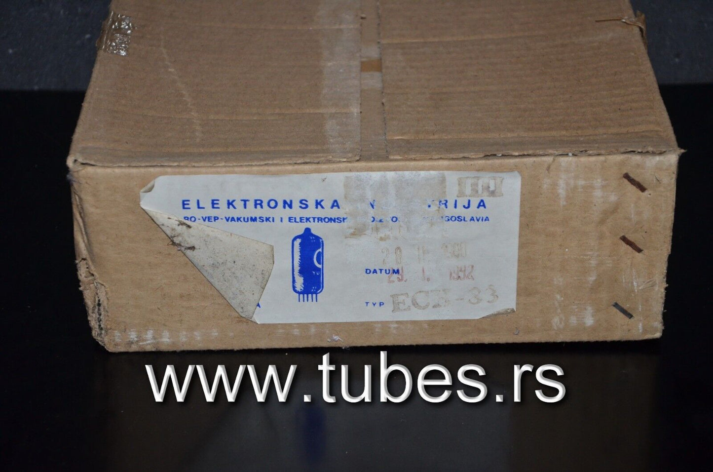 ECH83 EI Philips Yugoslavia 6DS8 CV2128 NOS NIB old type from early 70s