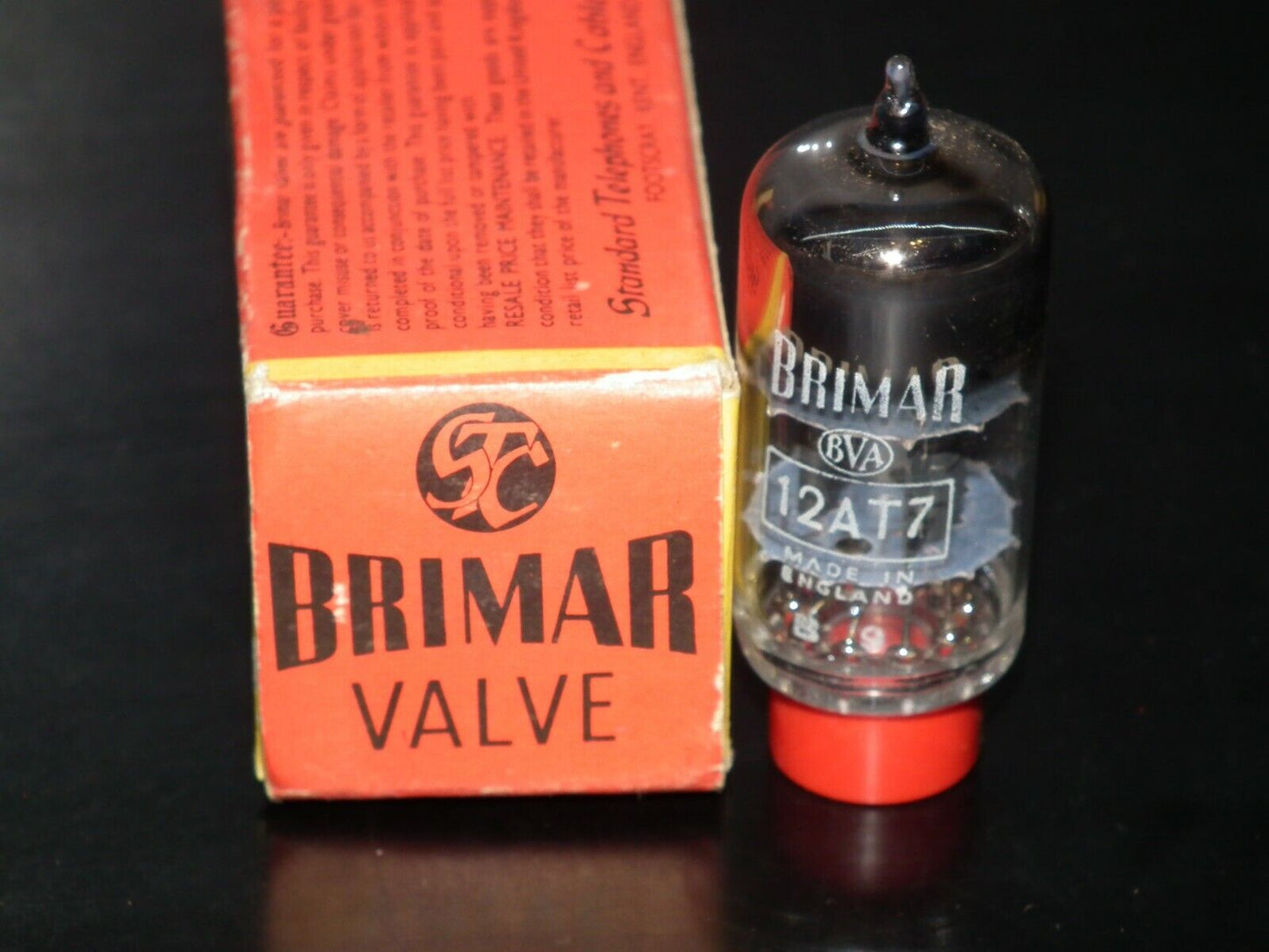 ECC81 Brimar United Kingdom 12AT7 NOS NIB