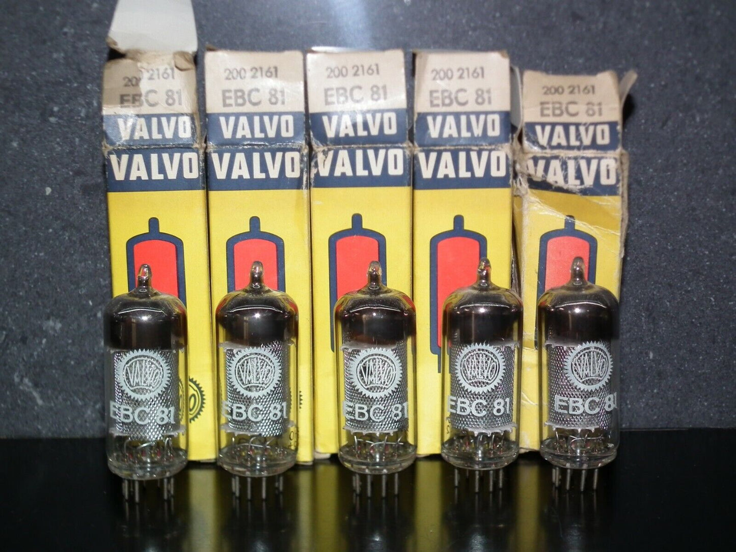 Valvo EBC81 6BD7A radio receiver tube NOS NIB