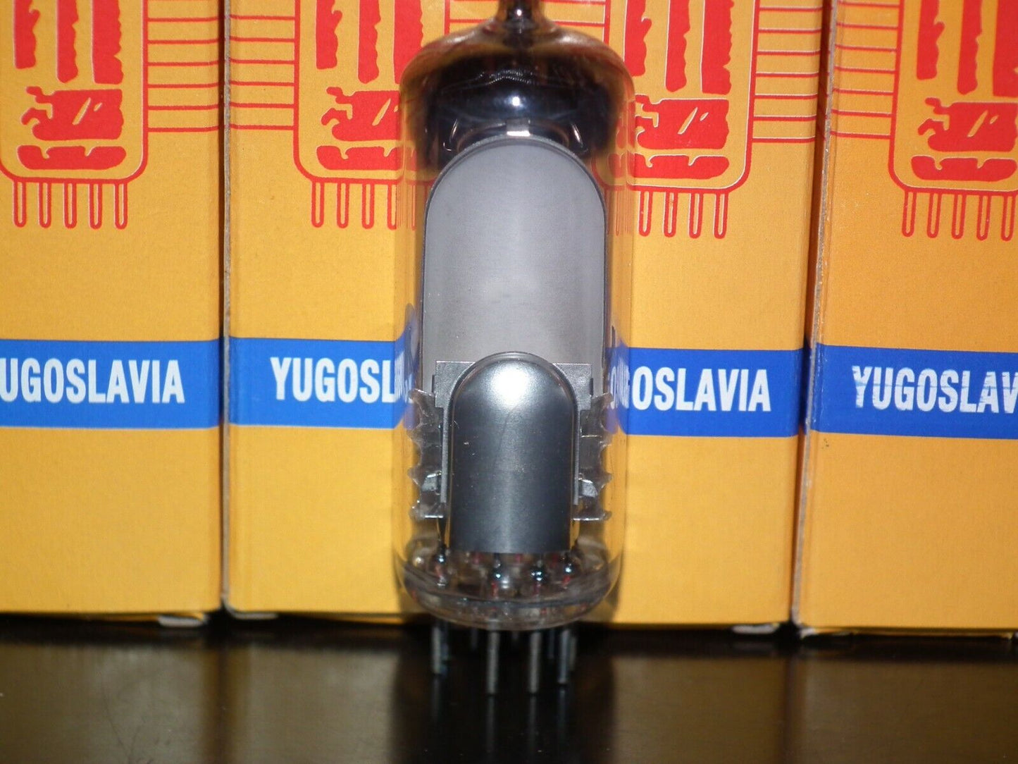 EM80 Philips EI Yugoslavia tuning eye tube Indicator NOS NIB O Getter late 60s