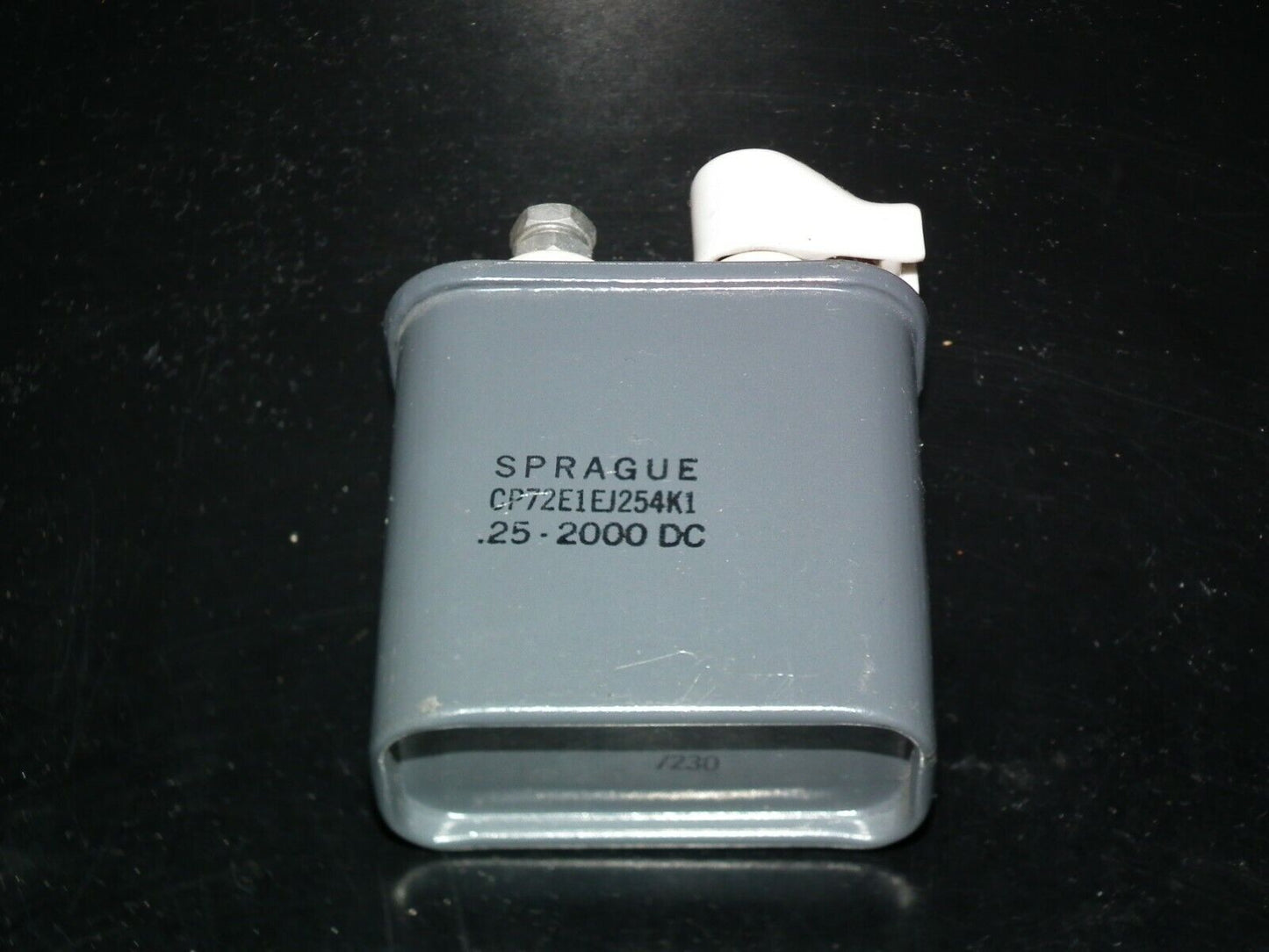 One vintage Sprague PIO capacitor 0.25uF 2000V DIY tube audio 0.25mfd 2KV