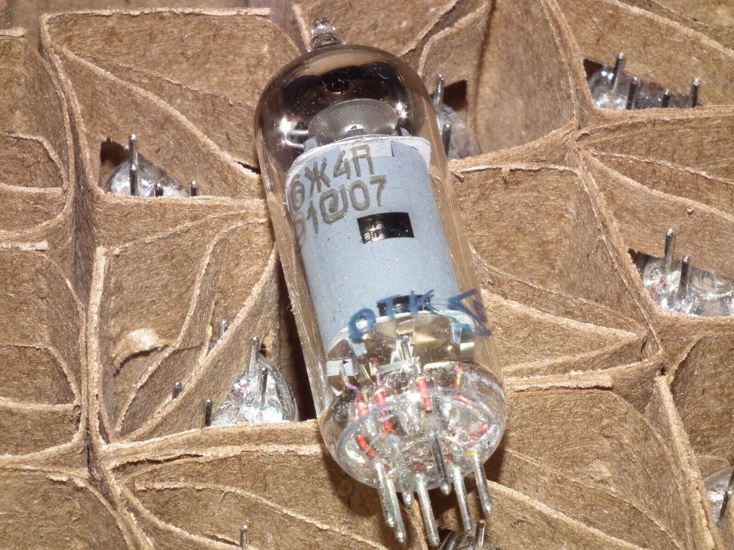 6J4P NOS NEVZ Novosibirsk EF94 6AU6 Hum and microphonics tested 1980