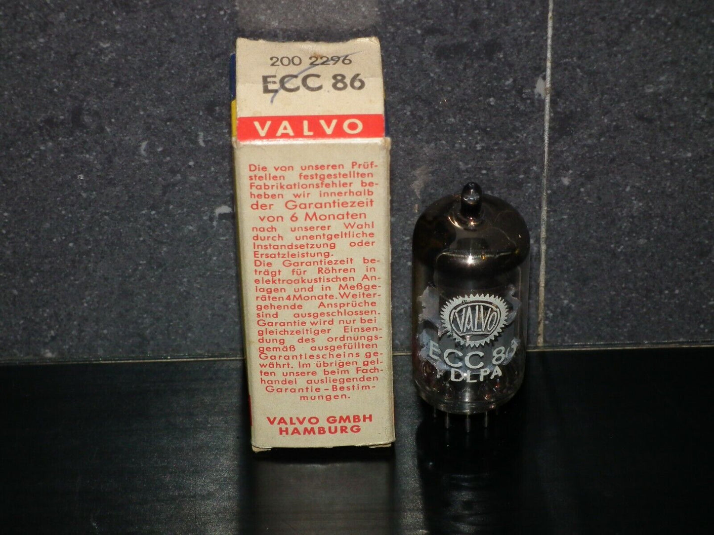 ECC86 Valvo 6GM8 NOS NIB