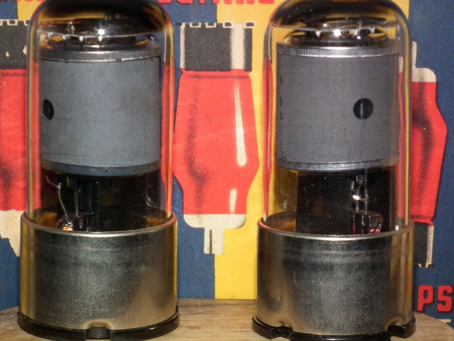 Matched Pair 6SK7GT Philips Miniwatt NOS NIB - Sealed boxes