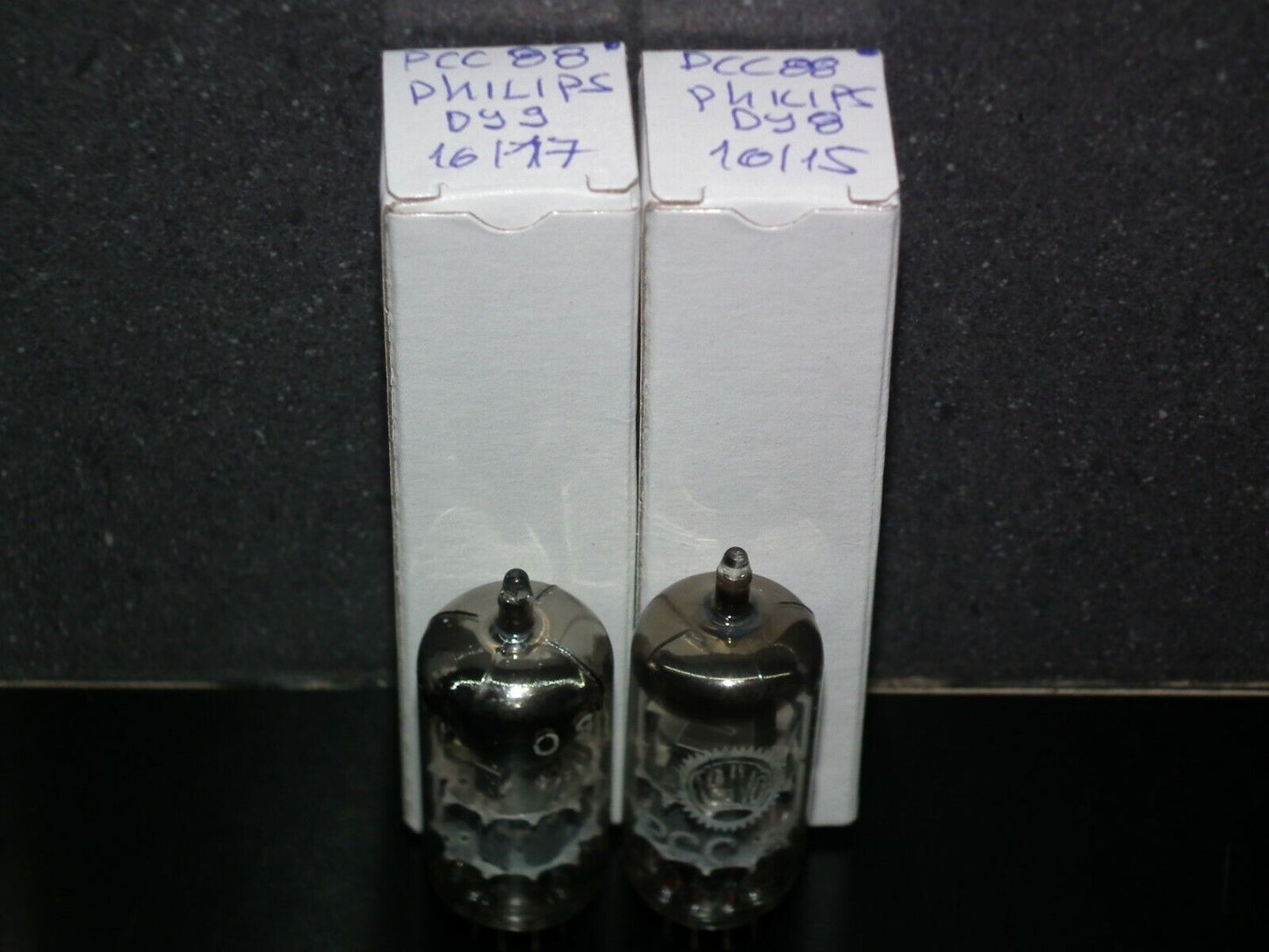 PCC88 Philips 7DJ8 GRAY SHIELD DUAL STAGE GETTER Used NOS tested 110%
