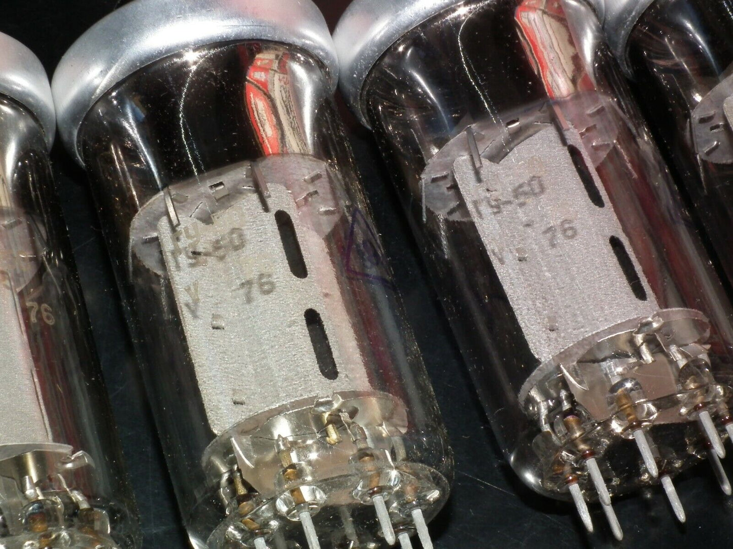 Platinum matched quad GU50 NOS NIB (FU50, LS50)