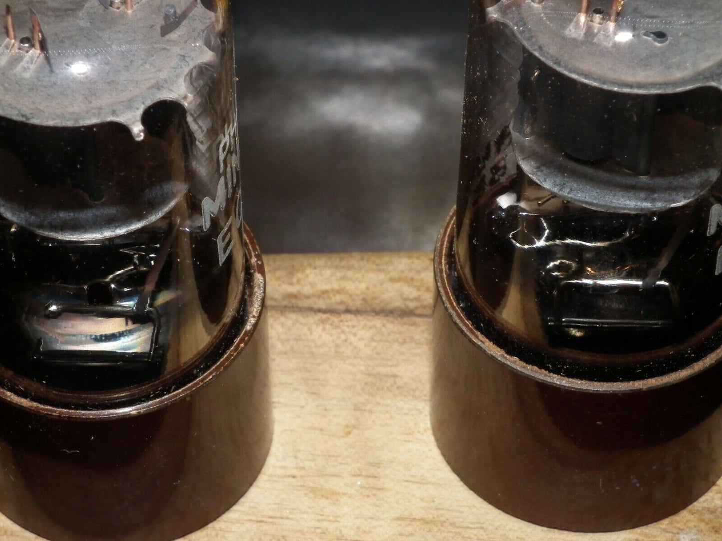 Mullard ECC35 6SL7GT NOS NIB Matched Pair Brown Base D Getter Blackburn 1958