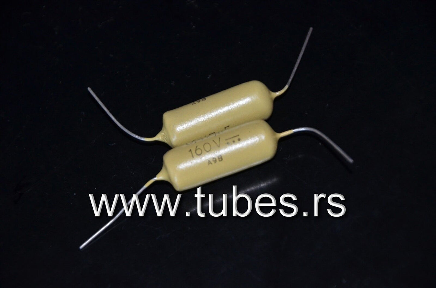 Two vintage Mullard Mustard Philips Capacitors 0.47mfd 160V Marshall,Fender ...