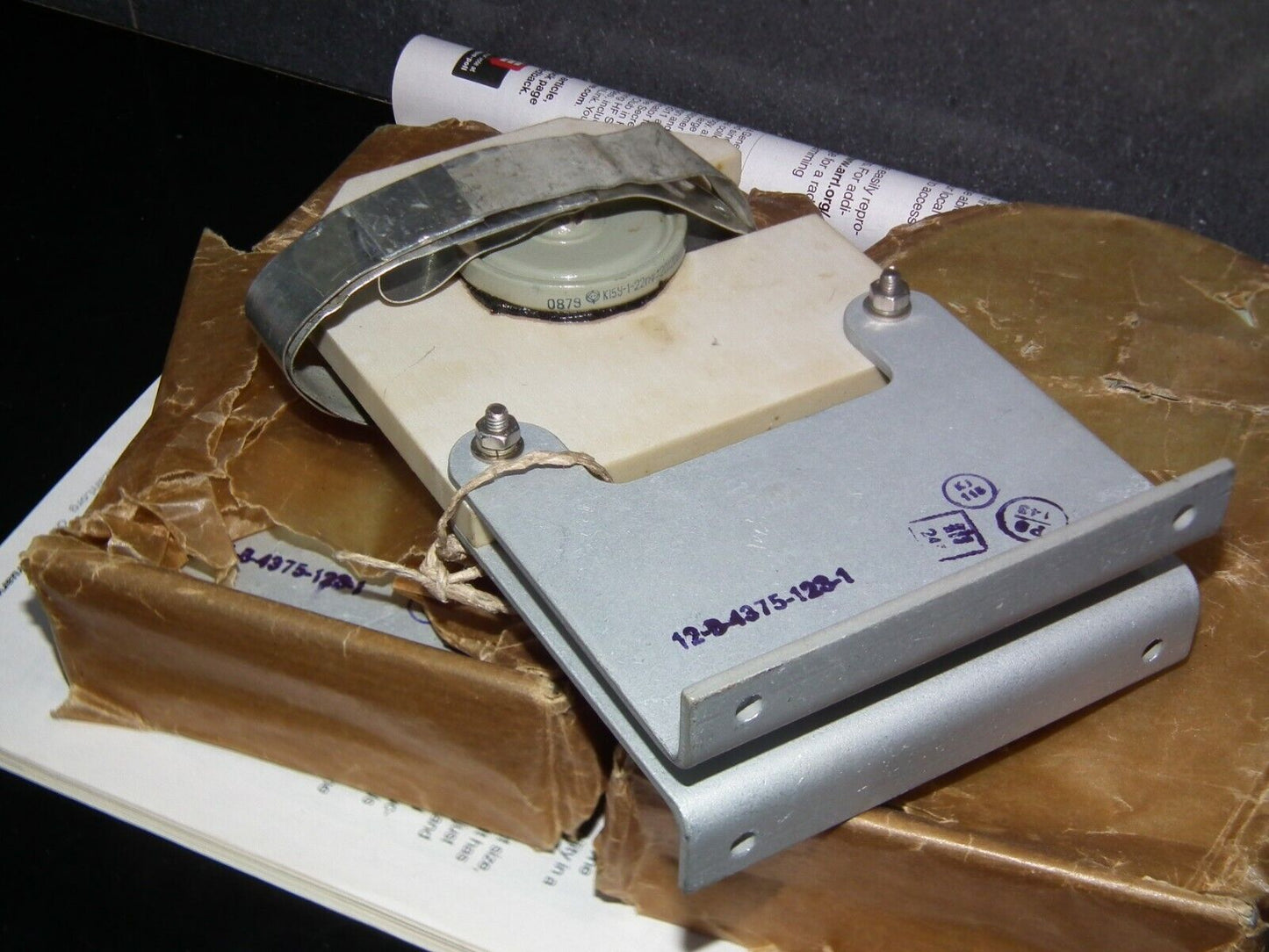 NOS K15U-1 100pF+22pF 6kV 6000V HV Doorknob Capacitors K15Y 55kVAr+20kVAr