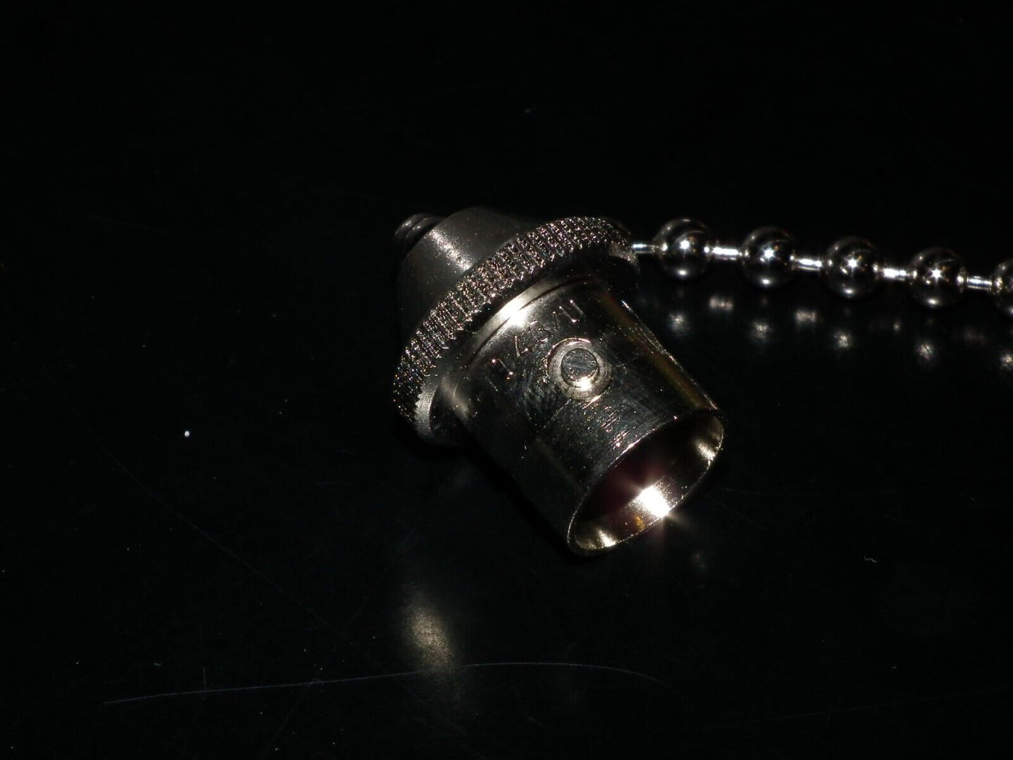 Amphenol MX-1143/U vintage N End Male Dust Cap + Chain NOS New Old Stock