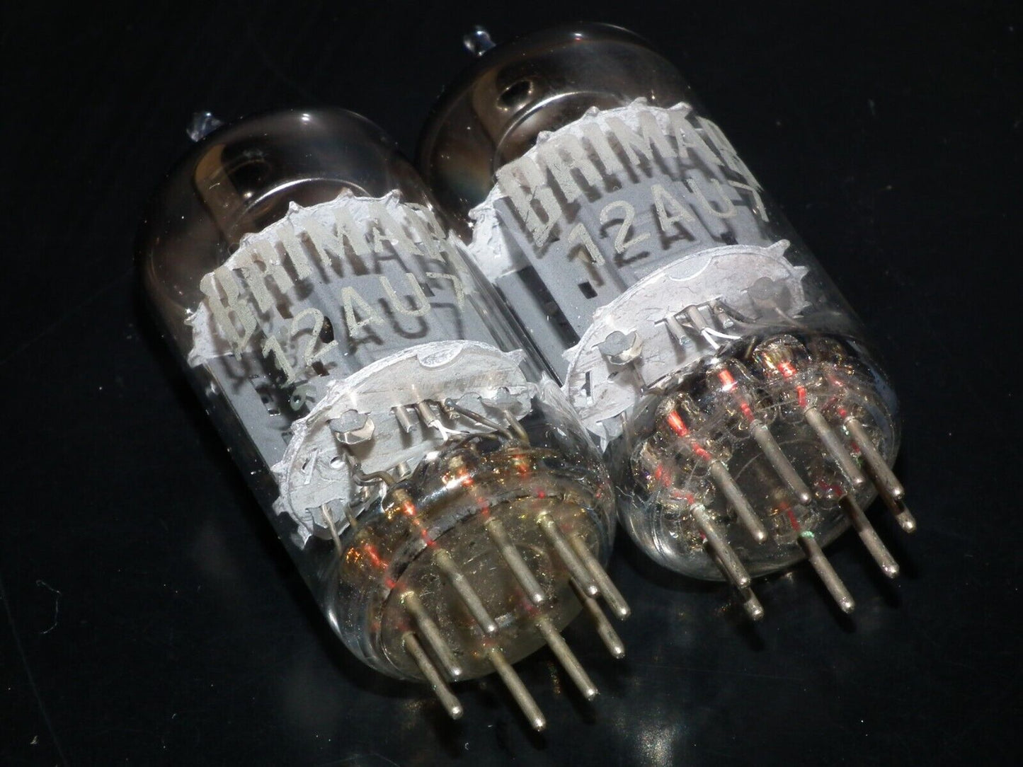 Matched Pair BRIMAR 12AU7 ECC82 Made In England Used 95%