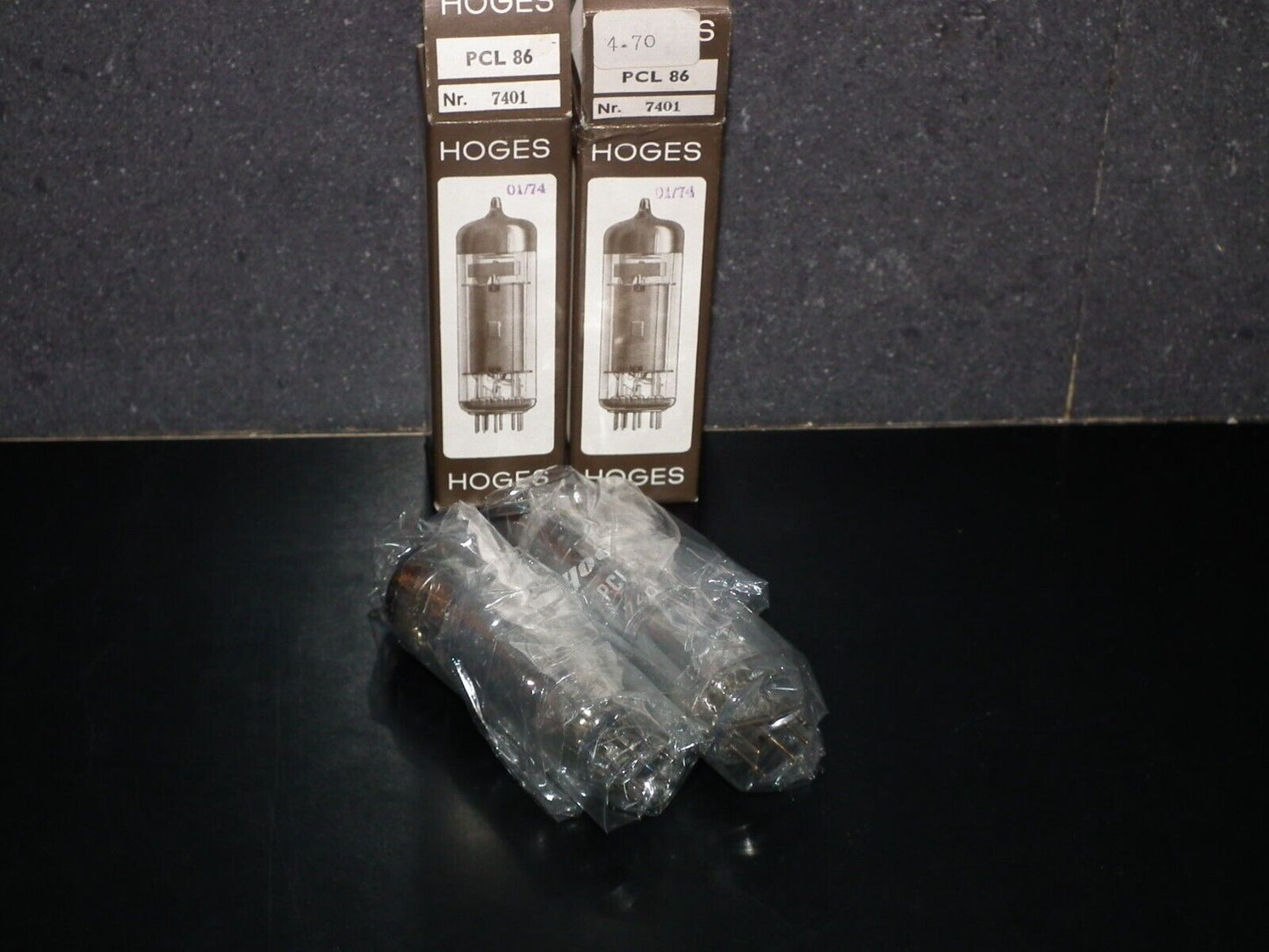 Platinum Matched Pair PCL86 14GW8 Hoges NOS NIB