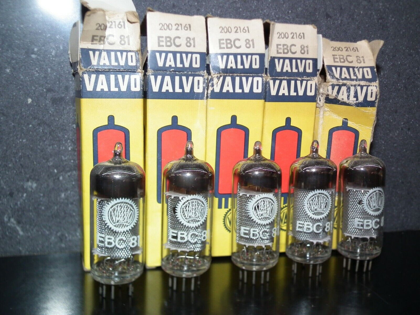 Valvo EBC81 6BD7A radio receiver tube NOS NIB