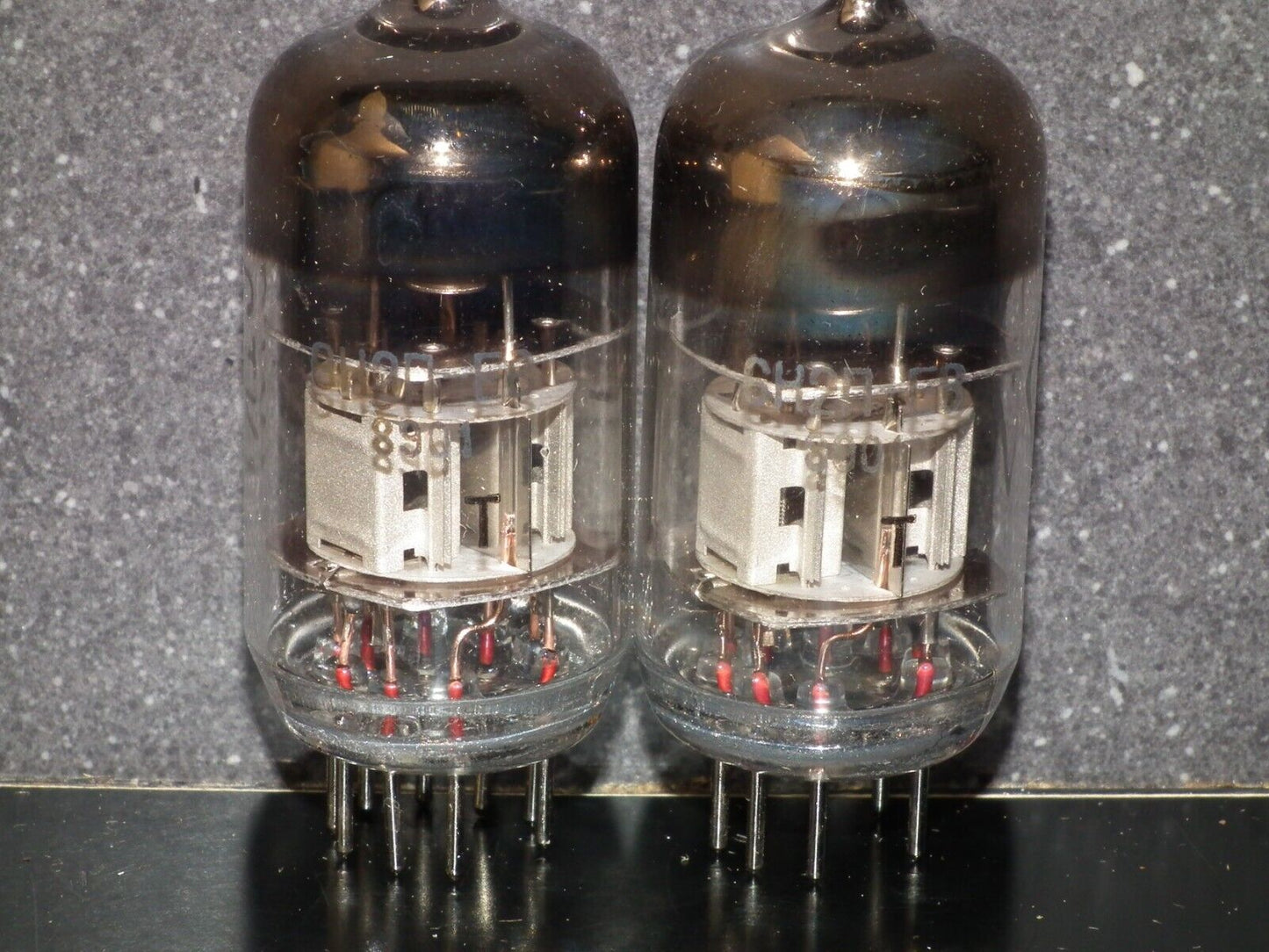 Platinum Matched pair 6N2P-EV Voskhod Rocket Kaluga NOS 1989 ~ ECC83 12AX7