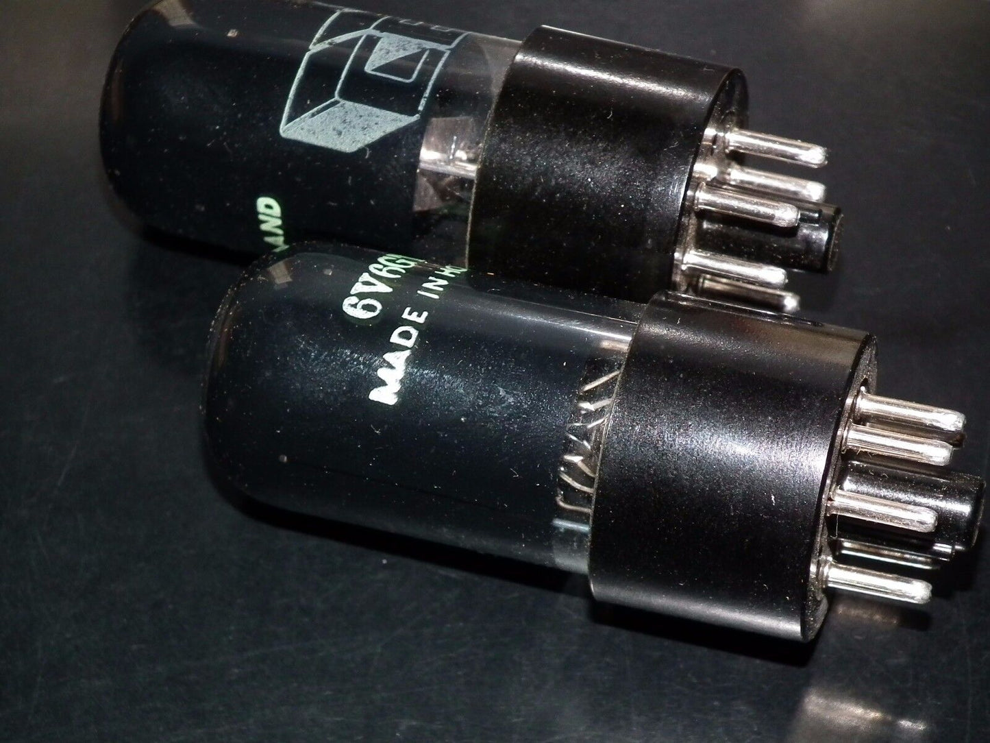 6V6GT CEI NOS Platinum Matched Pair Made in Holland Fender Ampeg Messa Gibson