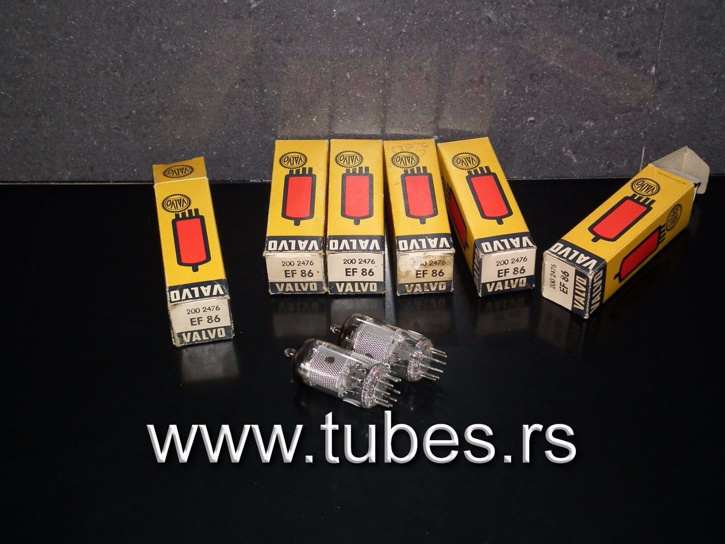 NOS NIB EF86 6267 Valvo Hamburg Low Noise Audio - mesh plate 1963