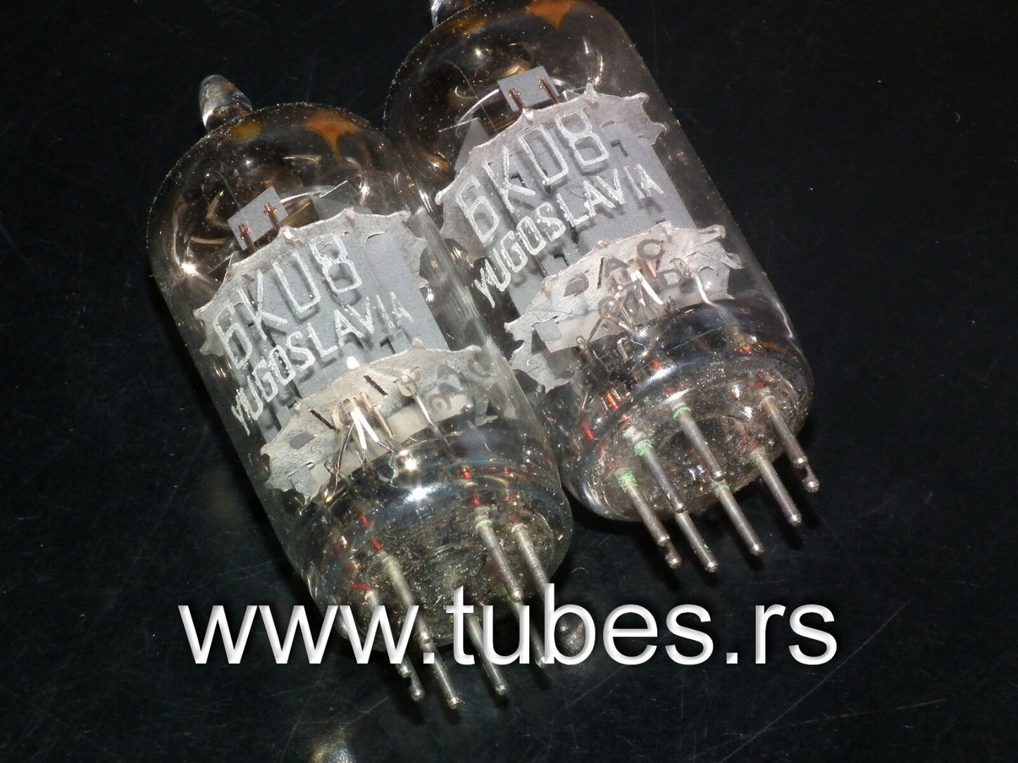 Two NOS 6KD8 ECF82 (6U8A) EI Yugoslavia Philips for McIntosh MR65B MR67