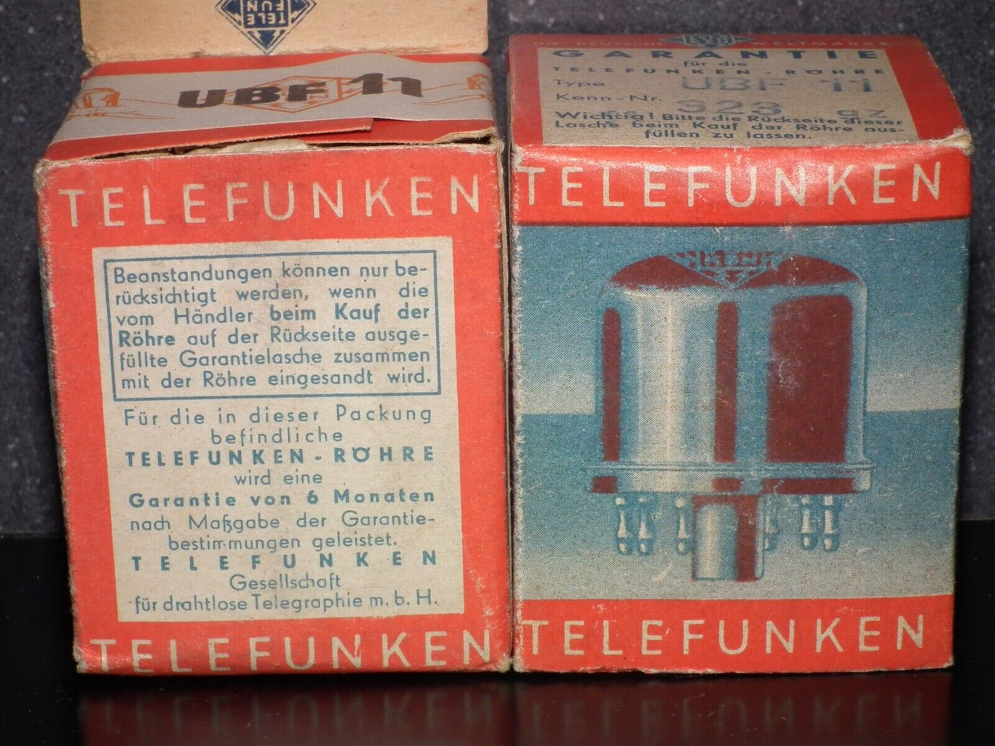 UBF11 Telefunken NOS in original SEALED box