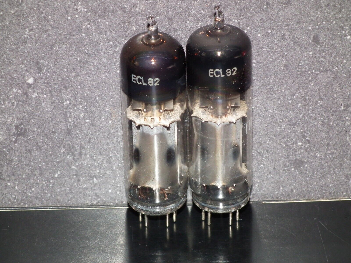 Platinum Matched Pair ECL82 Tungsram 6BM8 NOS Foil Getter