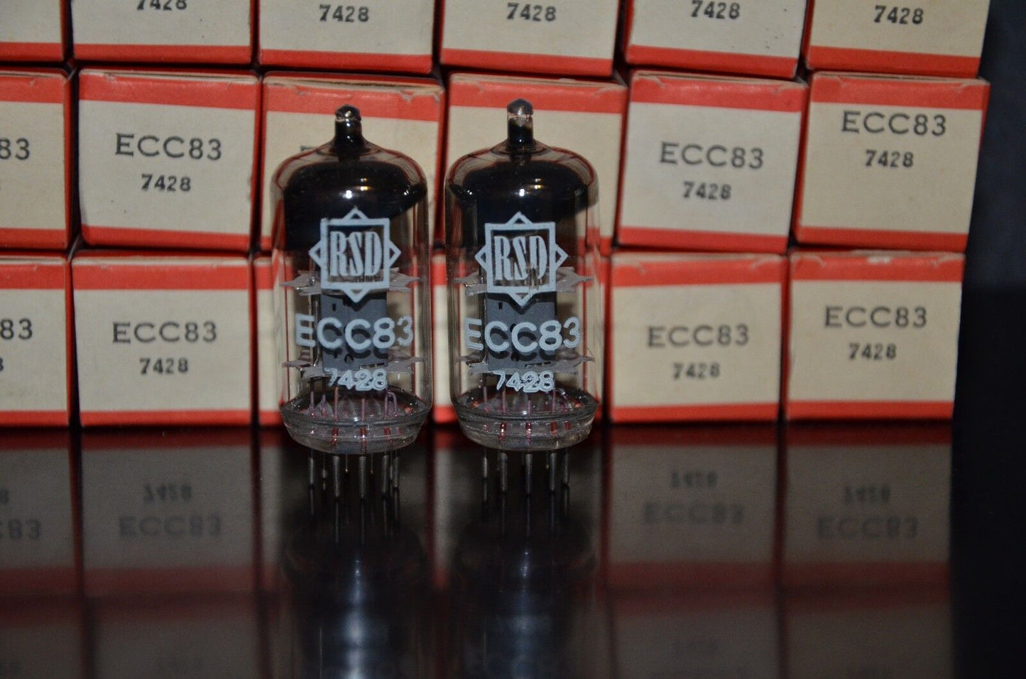 One (1 pcs) ECC83 12AX7 RFT Germany rebranded RSD NOS NIB Single Tube