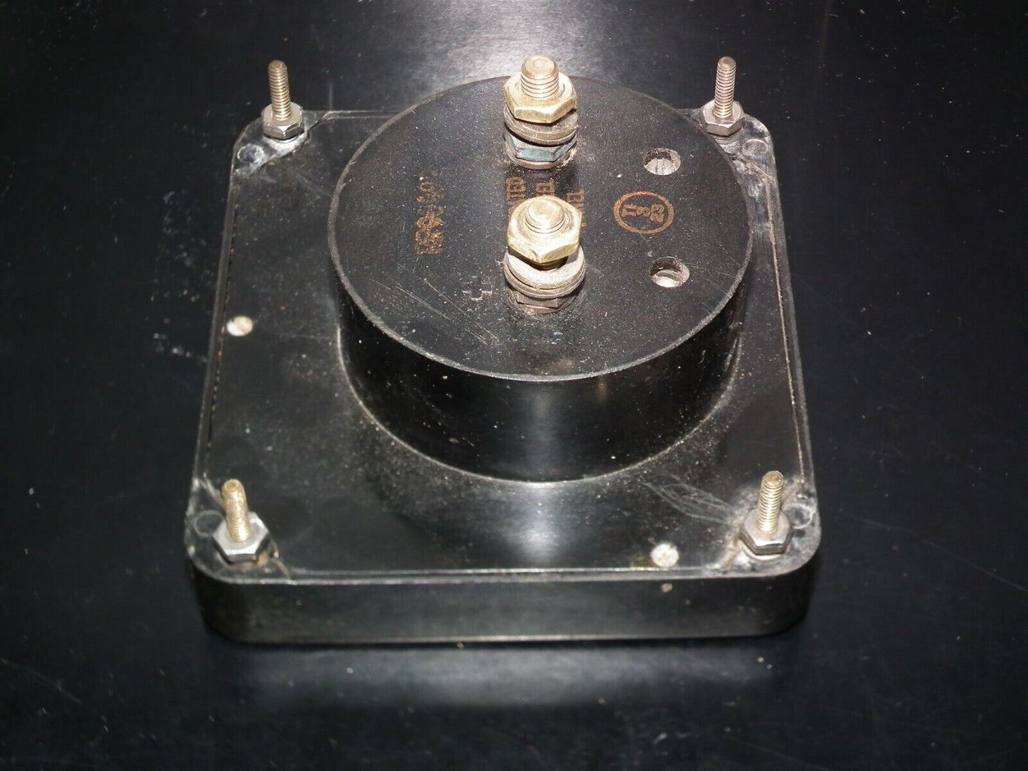 Vintage Instrument 0-1A Burlington Model 741, Ammeter, Iowa US