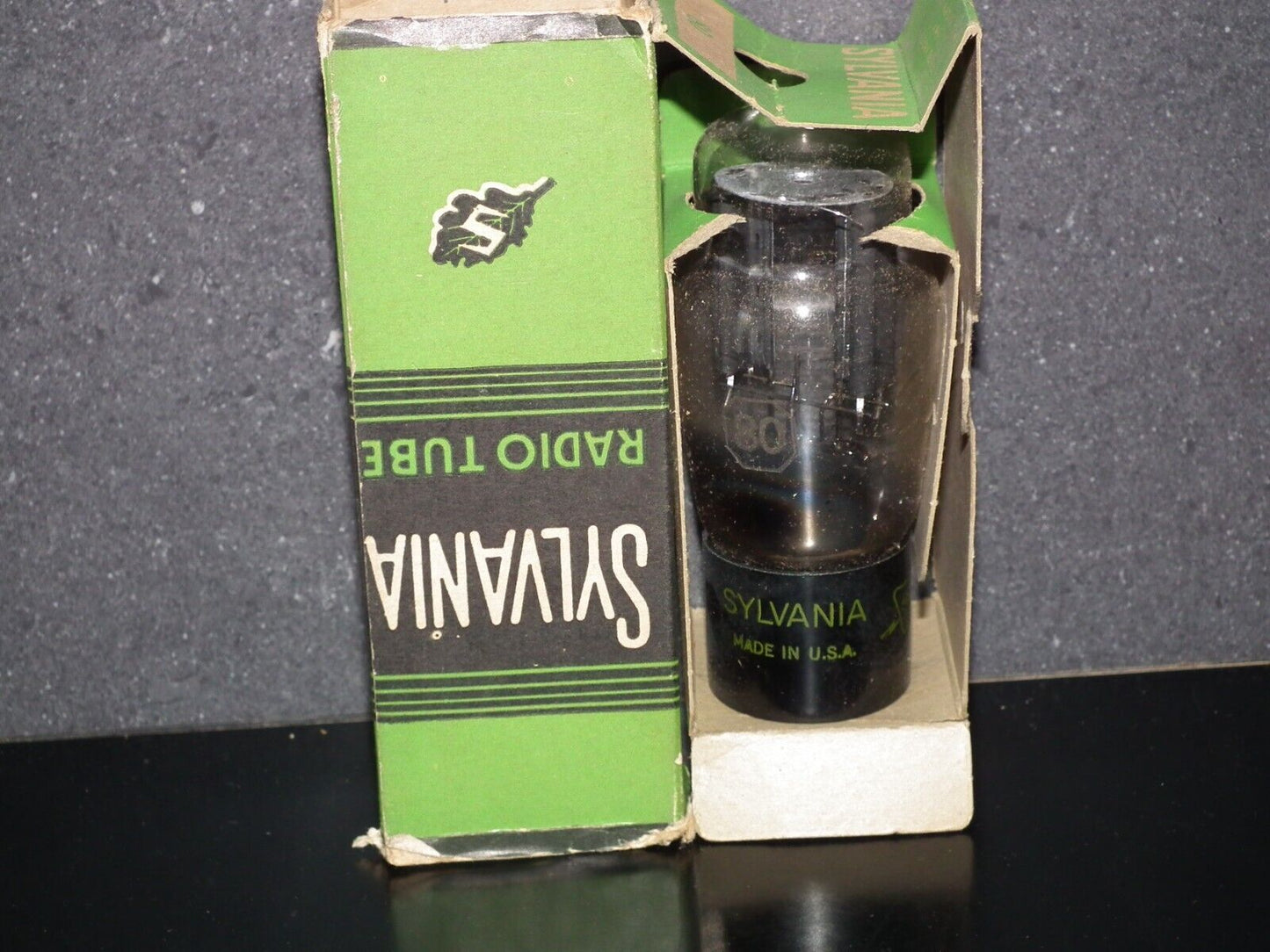 80 Sylvania Rectifier Black Anodes (Carbonized Nickel) NOS NIB