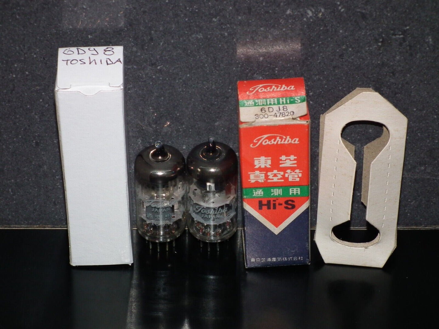 Platinum Matched Pair 6DJ8 Toshiba ECC88 Japan NOS