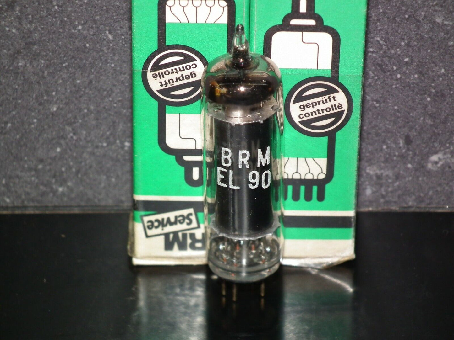 EL90 BRM 6AQ5 NOS NIB Black plates, carbonized nickel Tested 100%