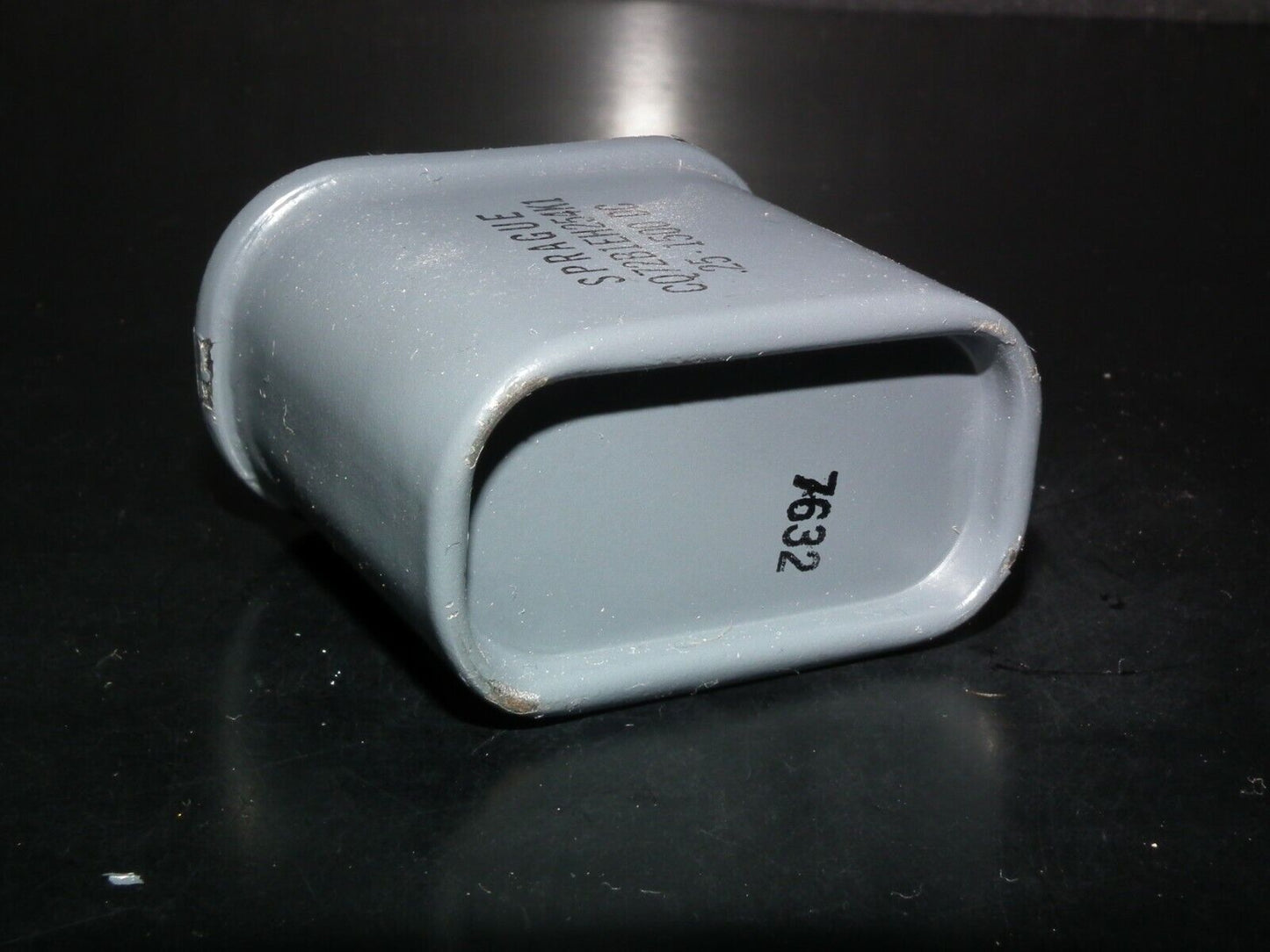 Two SPRAGUE PIO Capacitors 0.25u 1.5KV CQ72B1EH254K1 0.25mfd 1500V Used Tested
