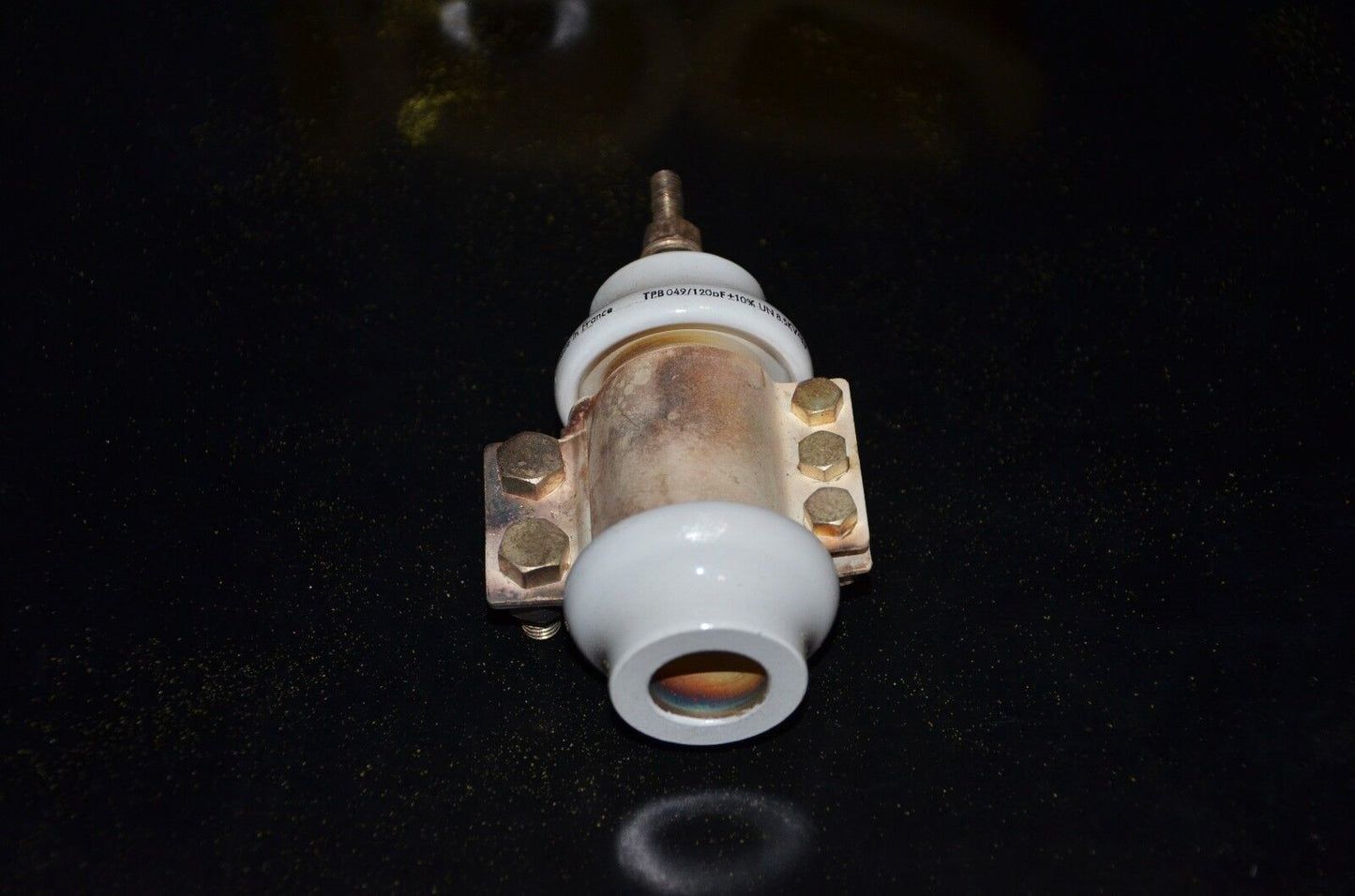 LCC France 120pF 8.5KV doorknob capacitor for professional broadcast & ham radio