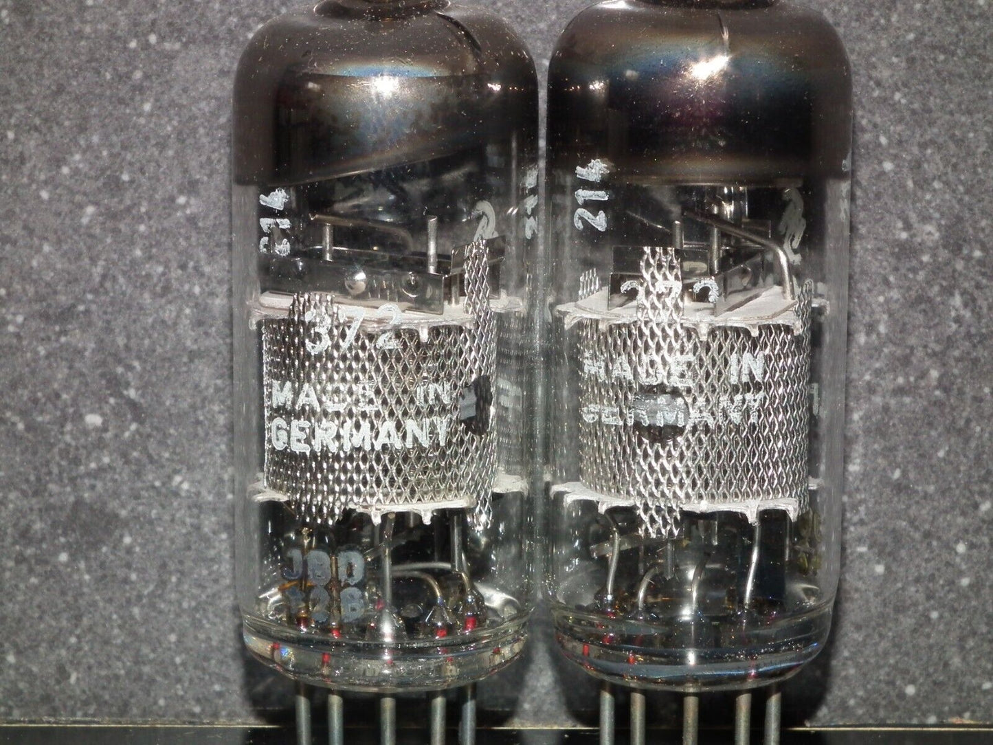 Platinum Matched Pair EF184 Siemens Halske Munich plant West Germany 6EJ7 NOS
