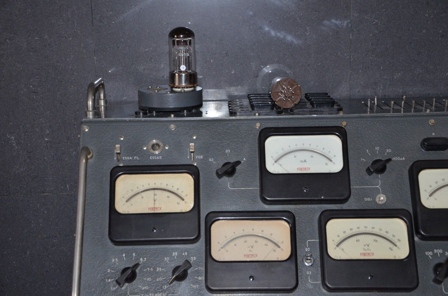 Matched pair RCA Telefunken 6080 (6AS7 5998) Triple mica, used, tested NOS