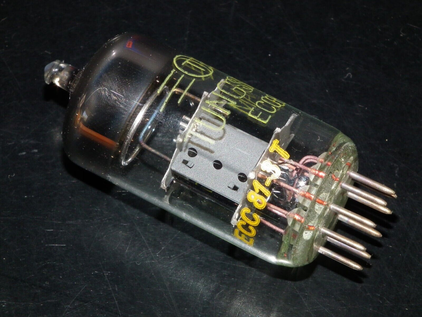 ECC81 Tungsram Old Type Big Ring Getter 12AT7 NOS NIB