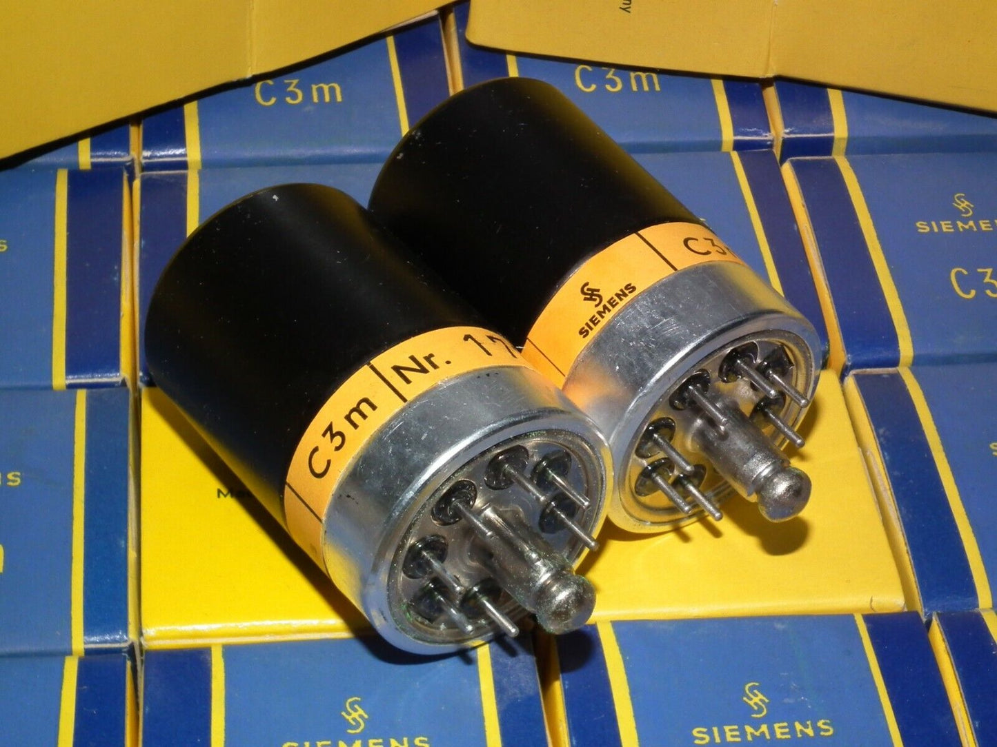 C3m Siemens NOS NIB Platinum Matched Pair The same batch - close code numbers