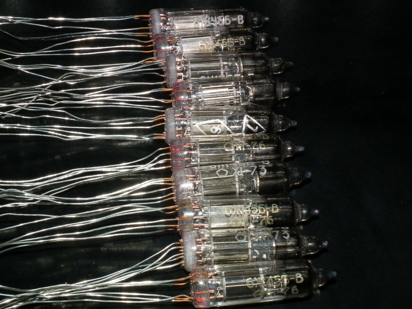 10 pcs 6J45B-V Miniature Tiny Pentode NOS NEVZ Made back in 70s 6Ж45Б-В 6J45B