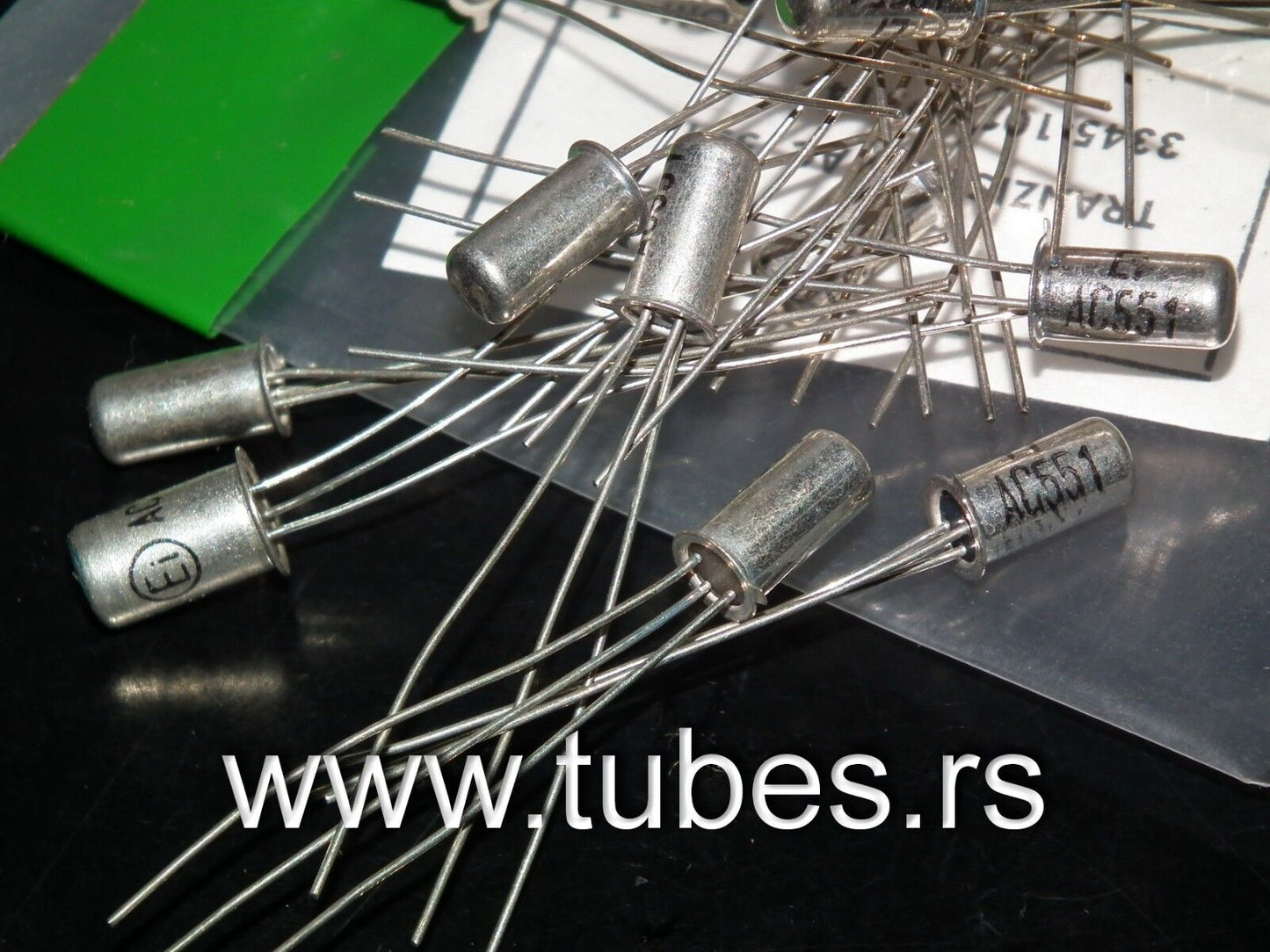 Two (2 pcs) AC551 Germanium Transistors NOS