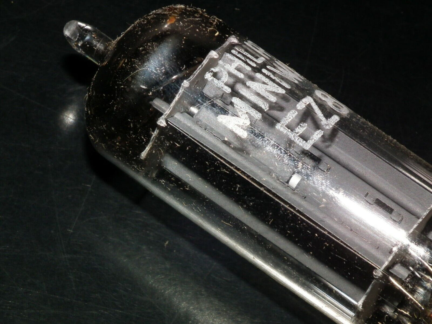 EZ80 Philips 6V4 NOS NIB RARE D Getter made by Mazda Brussels in 1960