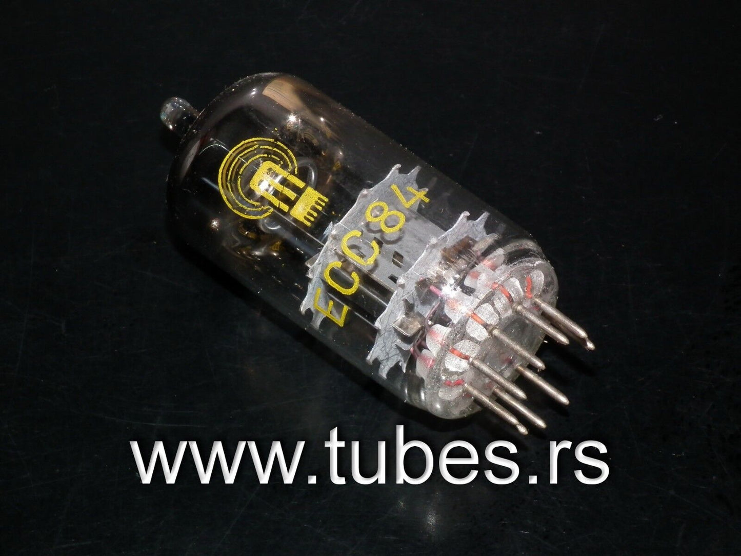ECC84 RFT Germany NOS ring getter, Germany 60s