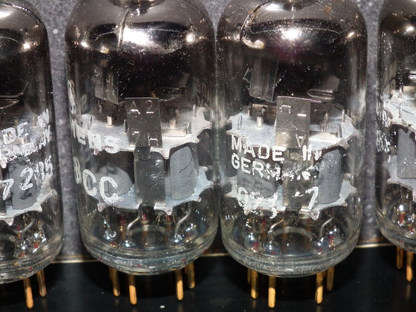 Platinum Matched Pair Siemens E88CC Used Tested NOS Dual Stage Getter A27H Code