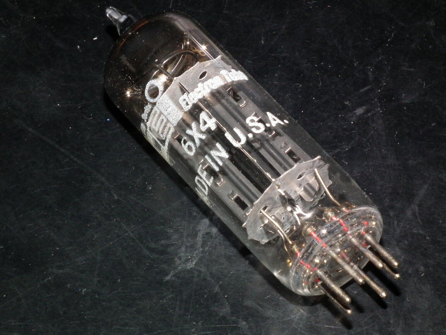 6X4WA EZ90 RCA CEI Made in USA NOS NIB Black plates - carbonized nickel