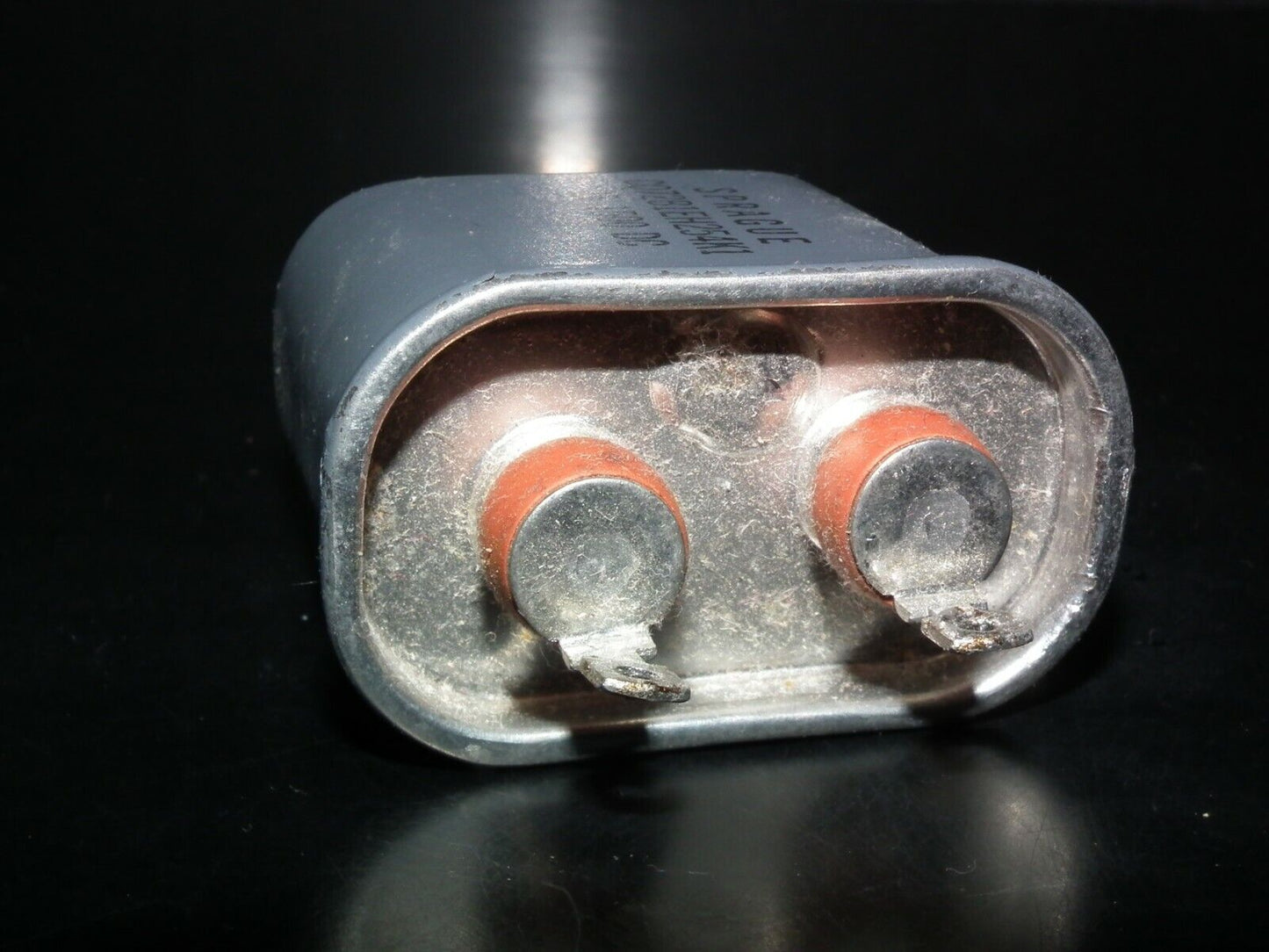 Two SPRAGUE PIO Capacitors 0.25u 1.5KV CQ72B1EH254K1 0.25mfd 1500V Used Tested