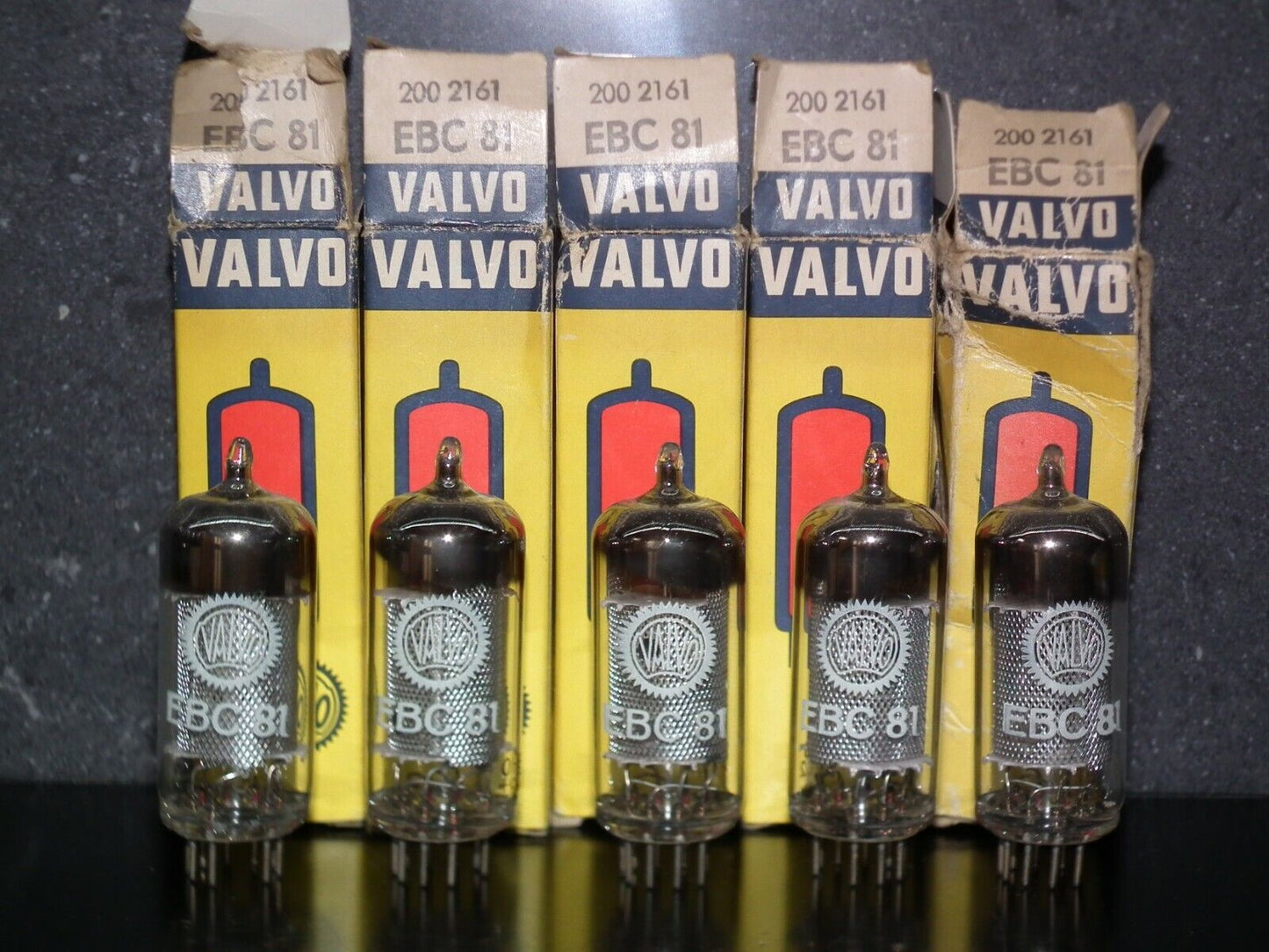 Valvo EBC81 6BD7A radio receiver tube NOS NIB