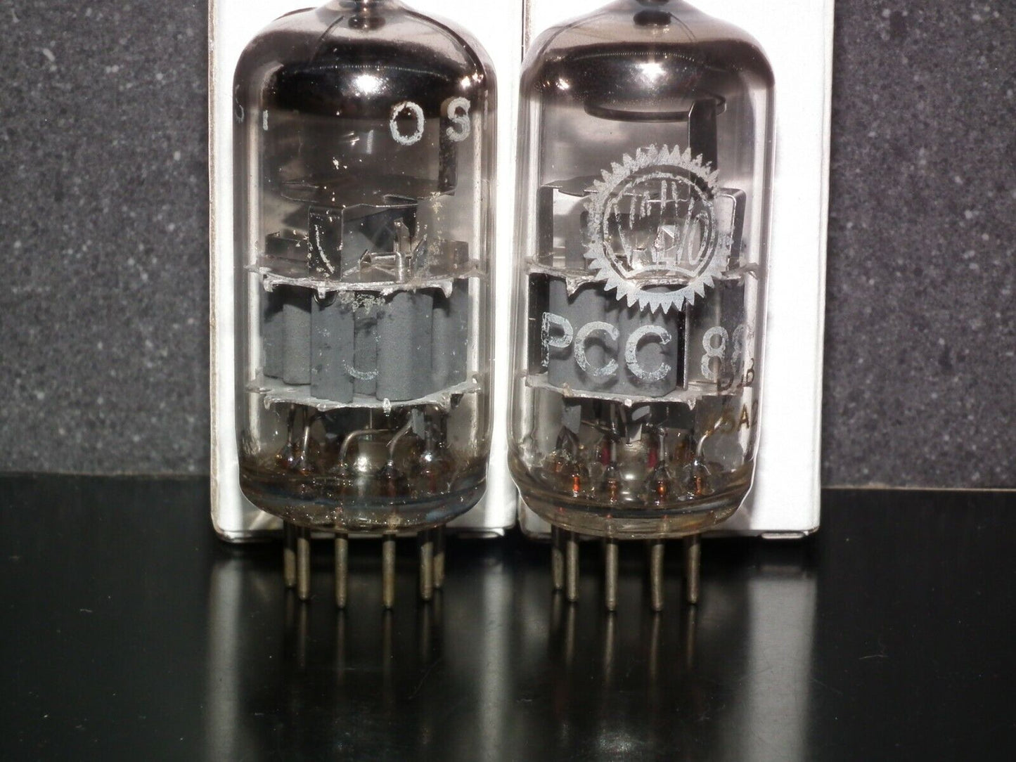 PCC88 Philips 7DJ8 GRAY SHIELD DUAL STAGE GETTER Used NOS tested 110%