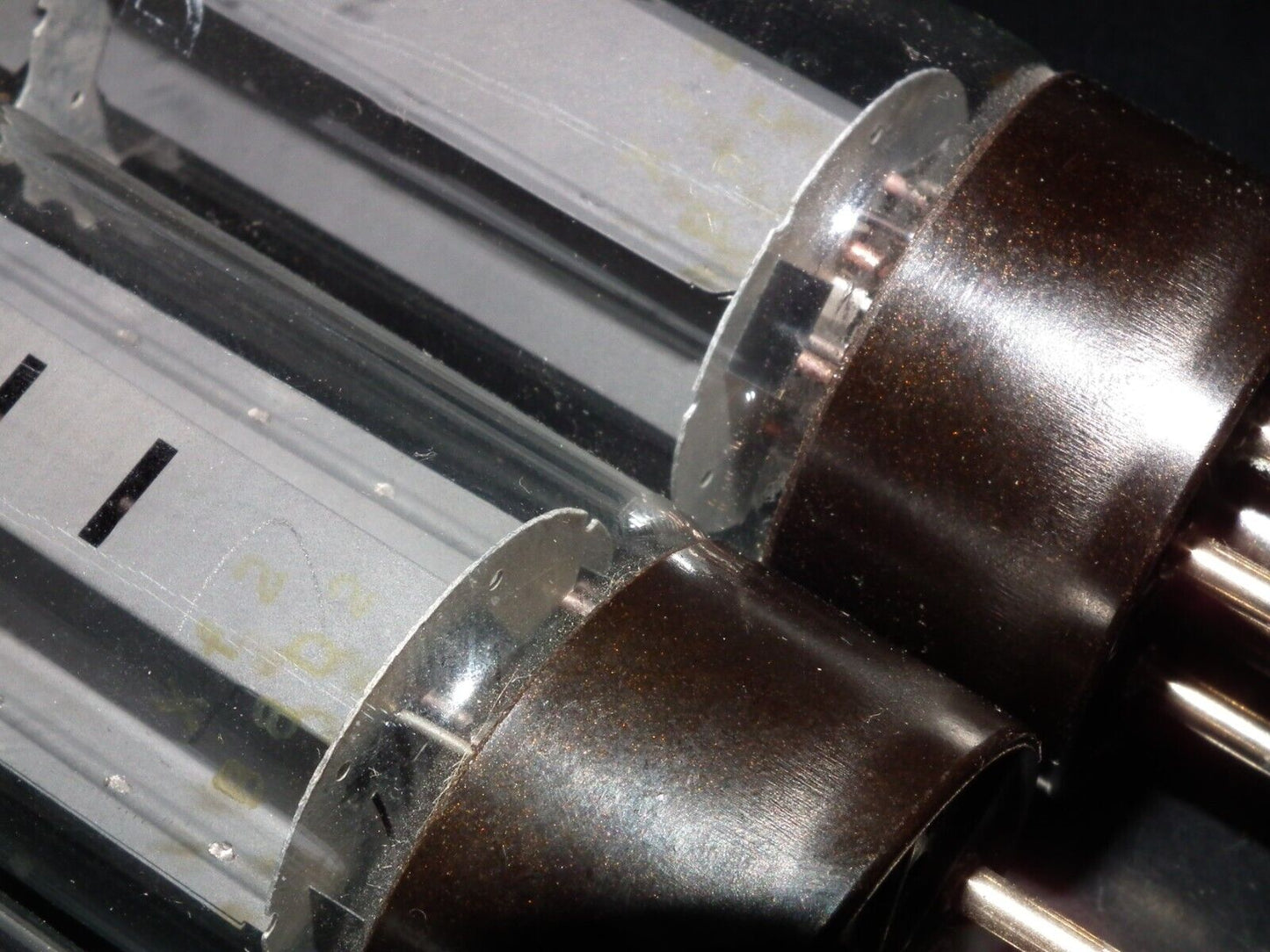 EL34 6CA7 Mullard Welded Anodes Platinum Matched QUAD Tested 95% Blackburn 1968
