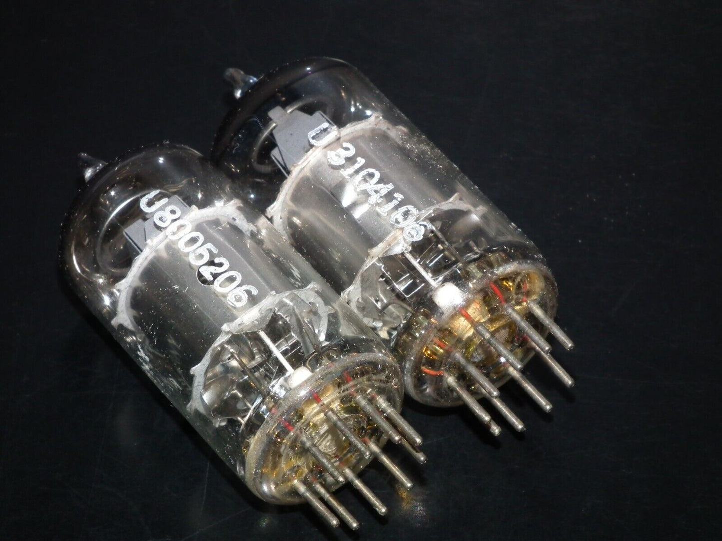 ONE (1pcs) NOS NIB Sealed EF86 Telefunken Silver, Diamond bottom Low Noise