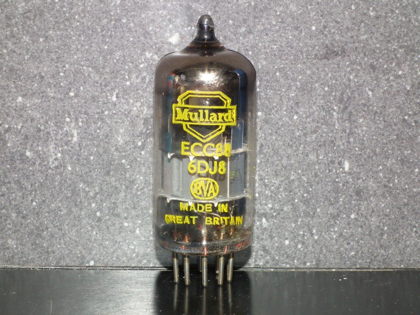 ECC88 Mullard 6DJ8 RARE Gray Shield Big O Getter Blackburn 60s Used Tested NOS